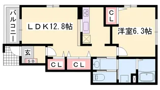 アルト ウンド ユング【1階】の間取り