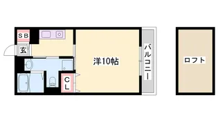 リトルガーデン【2階】の間取り