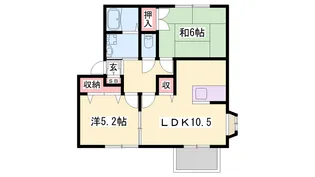 ソレイユ(神岡町)【1階】の間取り