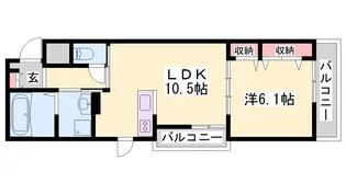 アルファポレールⅡ【204号室】の間取り