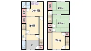 兵庫県高砂市高砂町戎町【一戸建】の間取り