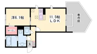 Felice Casa B棟【1階】の間取り