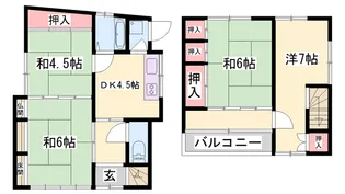 兵庫県姫路市的形町的形【一戸建】の間取り