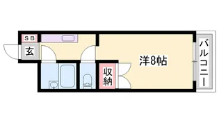 ロッキーコート太子【306号室】の間取り