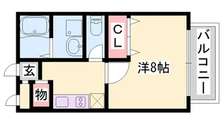 ベルフローラ【1階】の間取り