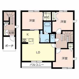 シャーメゾン桔梗【0202号室】の間取り