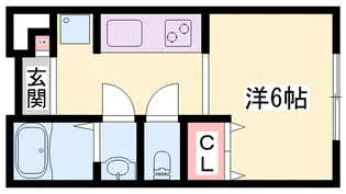 ネストプラス浜田【2階】の間取り