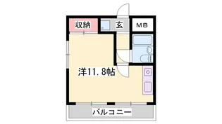 ハイツホワイトヘロン【302号室】の間取り