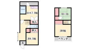 兵庫県加古川市平岡町土山【一戸建】の間取り