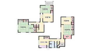 兵庫県姫路市飾磨区妻鹿【一戸建】の間取り