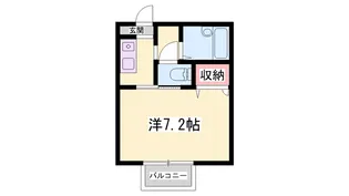 リベールやしろ【0202号室】の間取り