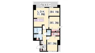 ケイマン【8階】の間取り