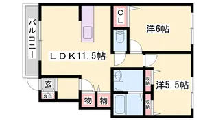 フォルテメゾン【1階】の間取り
