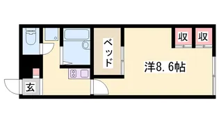 フレンドリー1【105号室】の外観