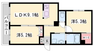 ラ・メゾン・ド・バン【2階】の外観