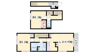 ル リアン【2階】の間取り