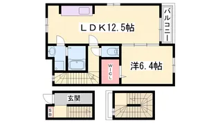 グランディール【301号室】の間取り