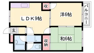 ジーゼットハイツ【1階】の間取り