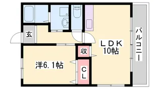 サンコーポラス【2階】の間取り