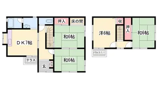 兵庫県姫路市青山3【一戸建】の間取り