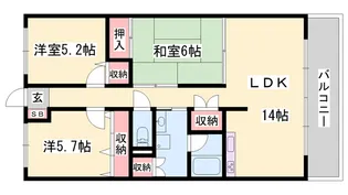 シルトクレーテ青山【507号室】の間取り