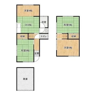 兵庫県姫路市夢前町前之庄【一戸建】の間取り