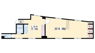 栄町ビル【2階】の間取り