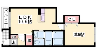 アドバンス 昌【1階】の間取り