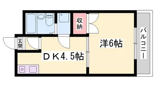 サングレース東今宿【301号室】の間取り