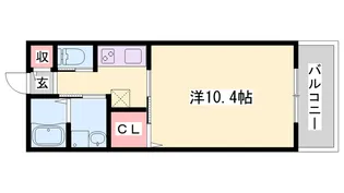 コート・ディア飾磨【3階】の間取り