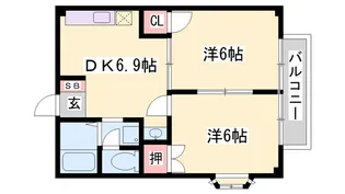 エルガーデンⅠ【2階】の間取り