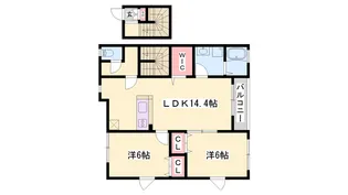 インパルス【2階】の間取り