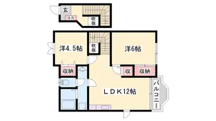 サンクレールⅡ【2階】の間取り