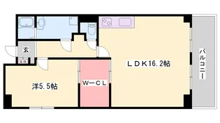 シャトー三木【3階】の間取り