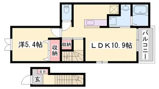 アマルフィ36【204号室】の間取り