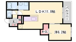 アルモニー・ガーデンⅡ【1階】の間取り