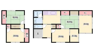兵庫県姫路市広畑区長町1丁目【一戸建】の間取り