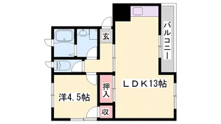 LieveT-ハイム【1階】の間取り