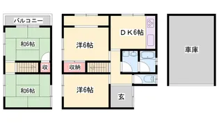 兵庫県姫路市夢前町前之庄【一戸建】の間取り