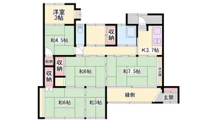 兵庫県相生市垣内町【一戸建】の間取り