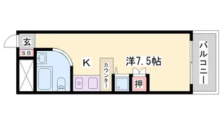 ラ・パルフェ・ド・アフェール【10階】の間取り