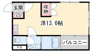ソレイユ平野(住居)【3階】の間取り