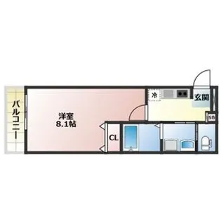 ALEGRIA姫路京口【1階】の間取り