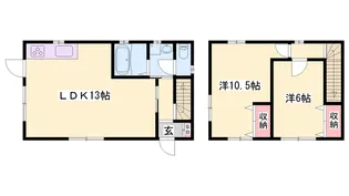 兵庫県姫路市兼田【一戸建】の間取り