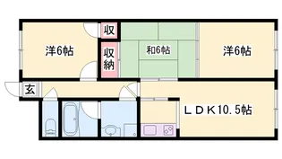 キャロットマンション【302号室】の間取り