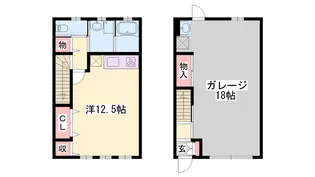 GARAXIA福崎【05号室】の間取り