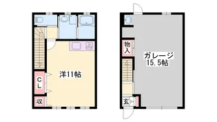 GARAXIA福崎【03号室】の間取り
