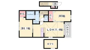 コンコルディアⅡ【2階】の間取り