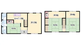 兵庫県西脇市西脇【一戸建】の間取り