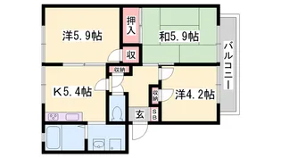 アコーデリア東浜【0103号室】の間取り